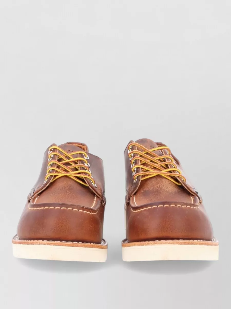 Red Wing Shoes leather lace-up shoes
