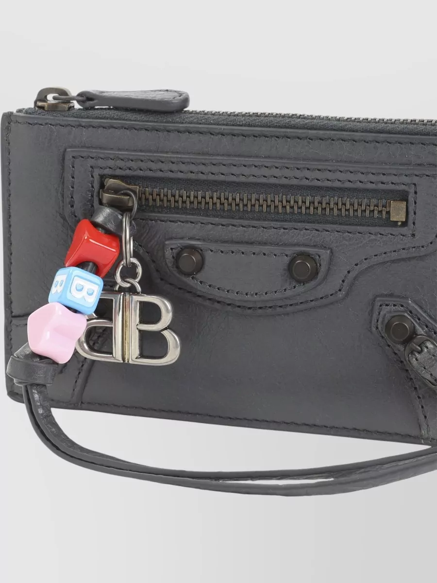 Balenciaga Leather Long Card Holder