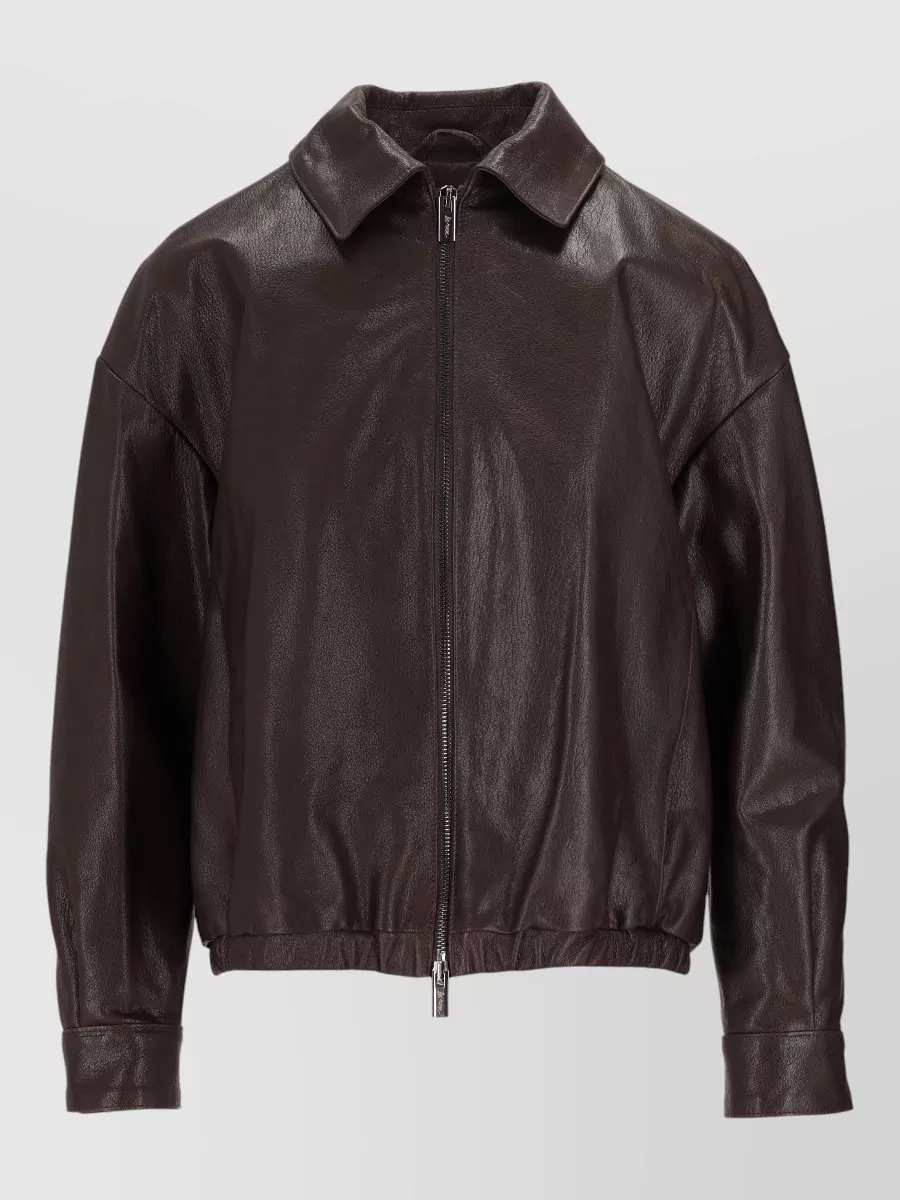 La Rose leather coat