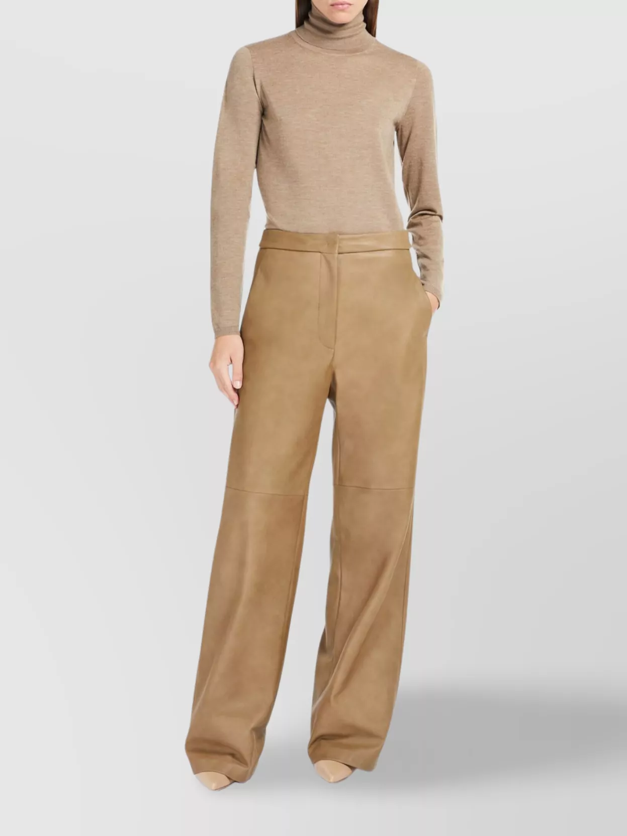 Max Mara Veloce Lightweight Cashmere Turtleneck