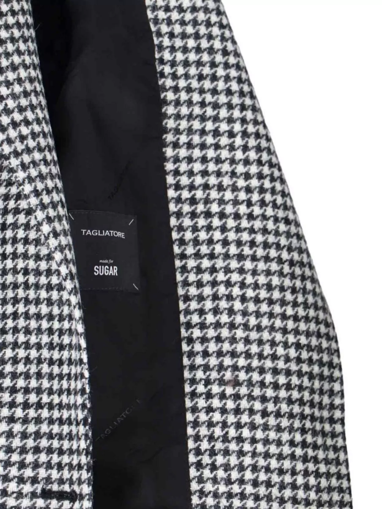 Tagliatore Houndstooth Pattern Blazer Pockets