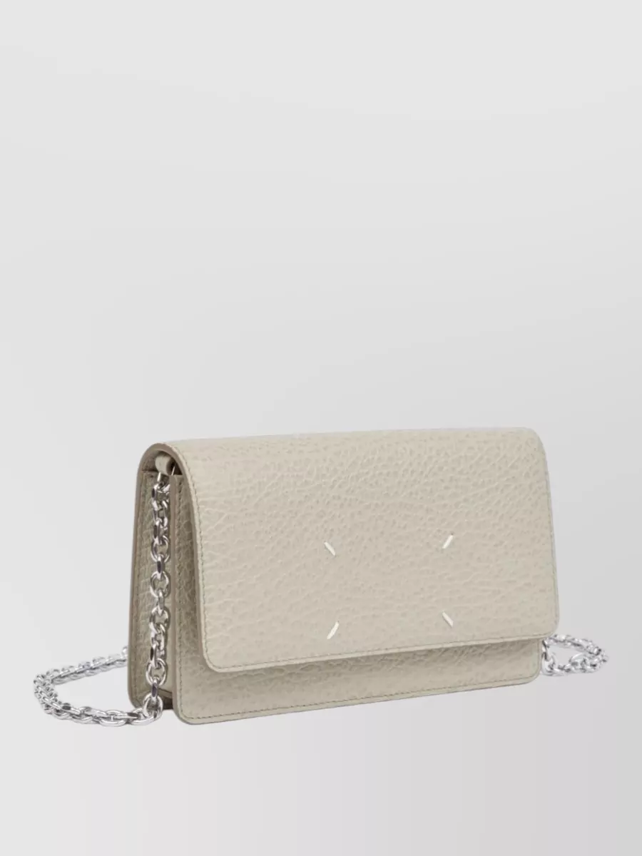 Maison Margiela Chain Strap Wallet Silk Nylon Design