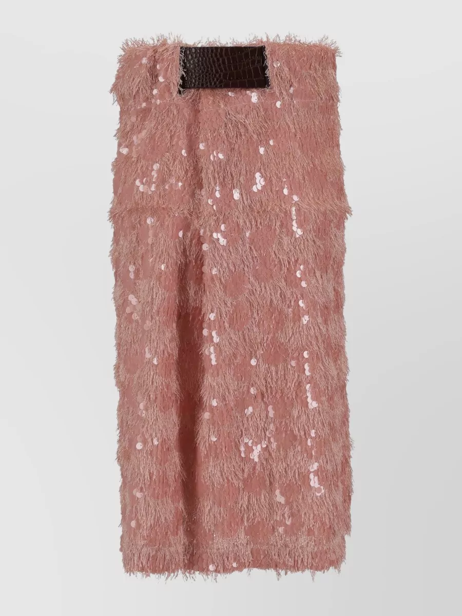 Niccolò Pasqualetti sequin midi skirt