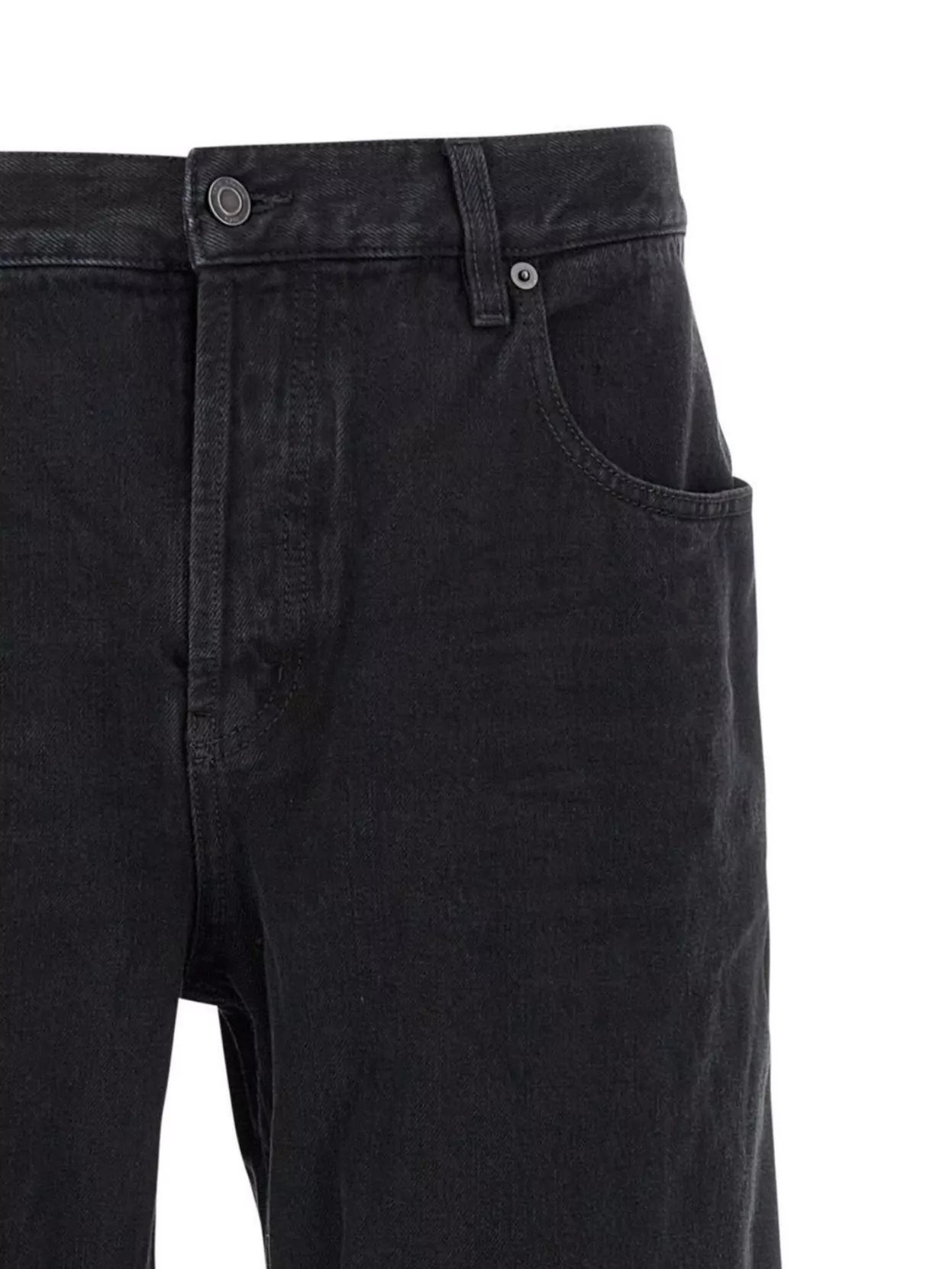 Saint Laurent Denim Trousers With Belt Loops And Pockets