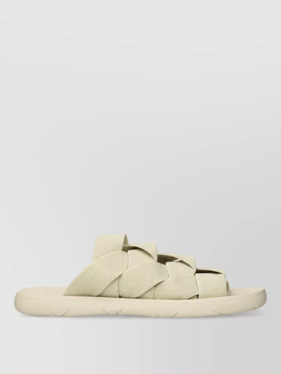 Bottega Veneta Textile Slides