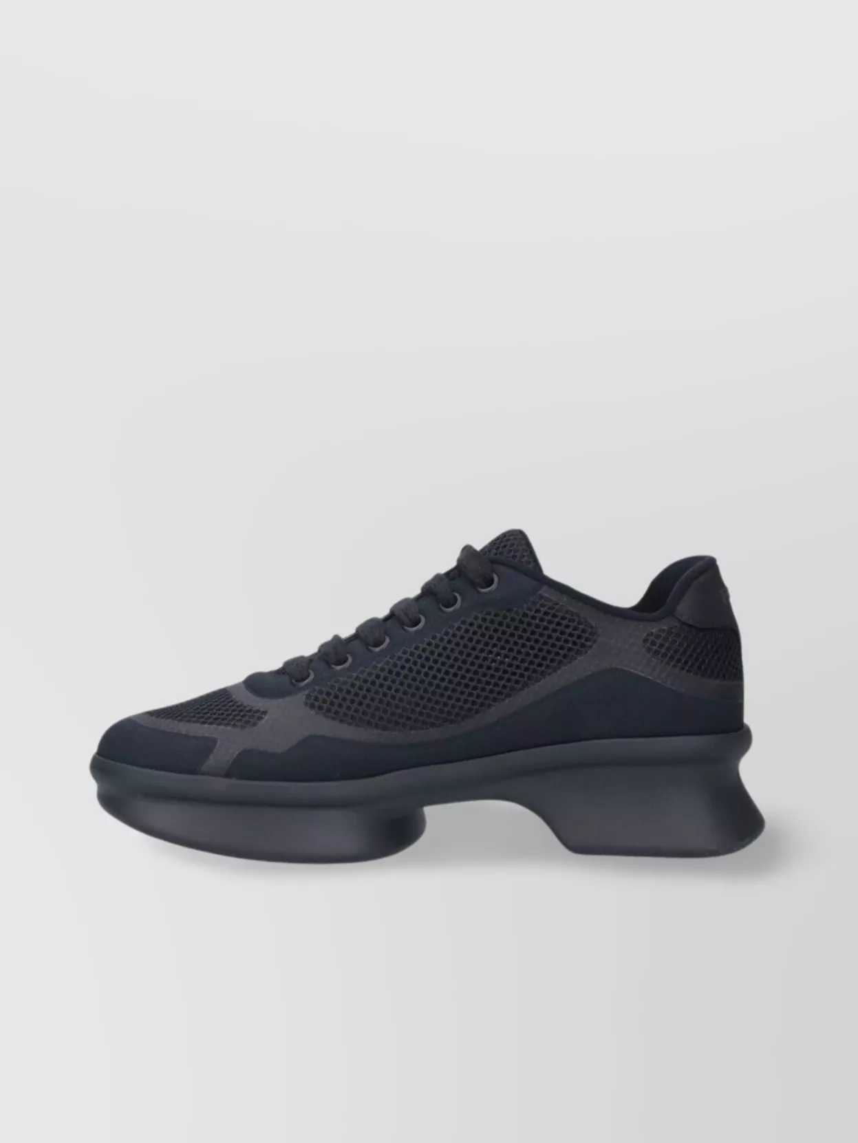 Prada Low Top Sneakers Mesh Panels