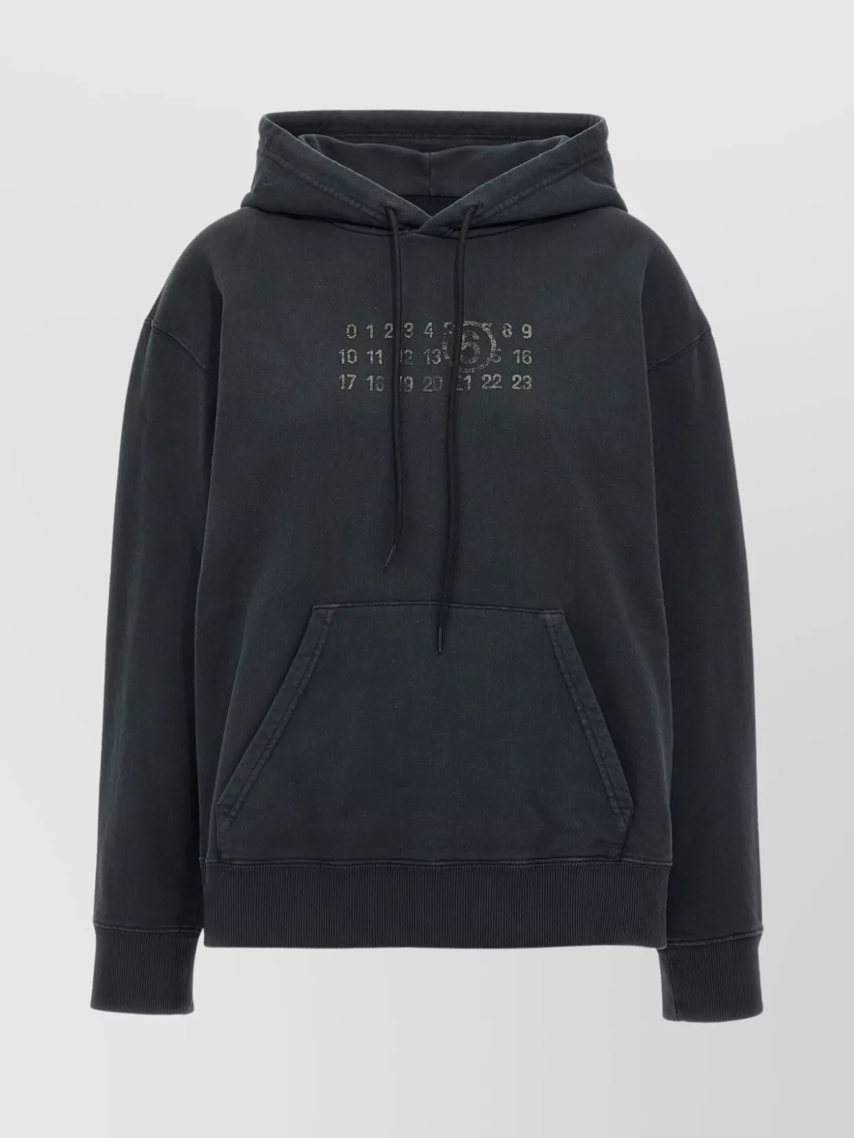 Shop Mm6 Maison Margiela 'numeric Signature Mm6' Hoodie