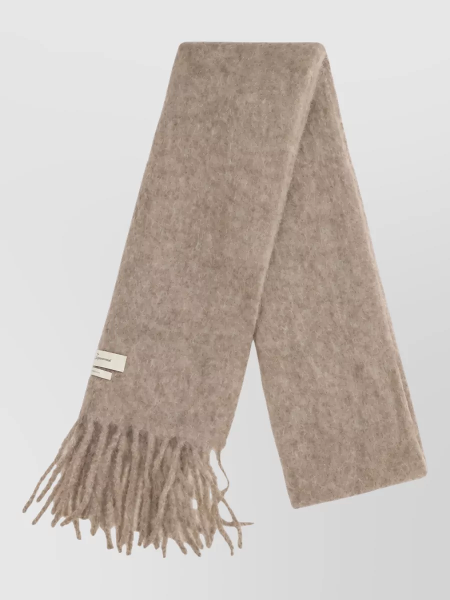 Jacquemus fringed scarf