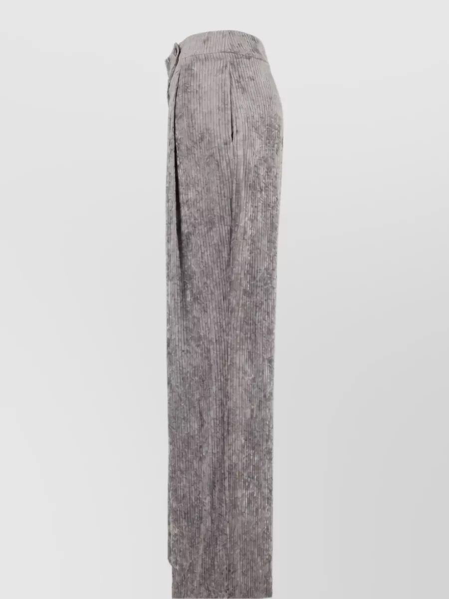 Emporio Armani Ribbed Velvet Trousers