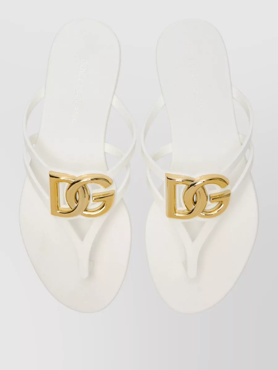 Dolce&Gabbana Dg Sandals Open Toe Flat Sole