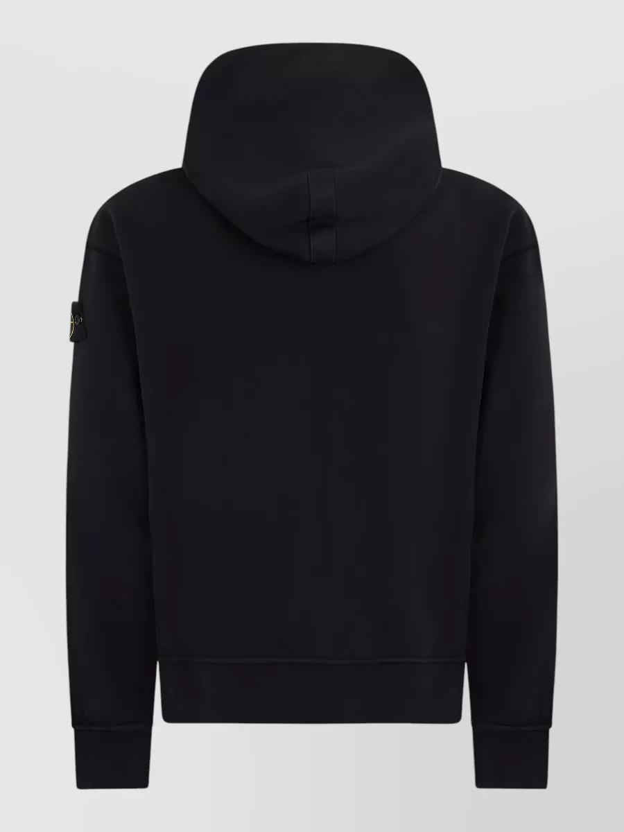 Stone Island Cotton Zip-Up Hoodie