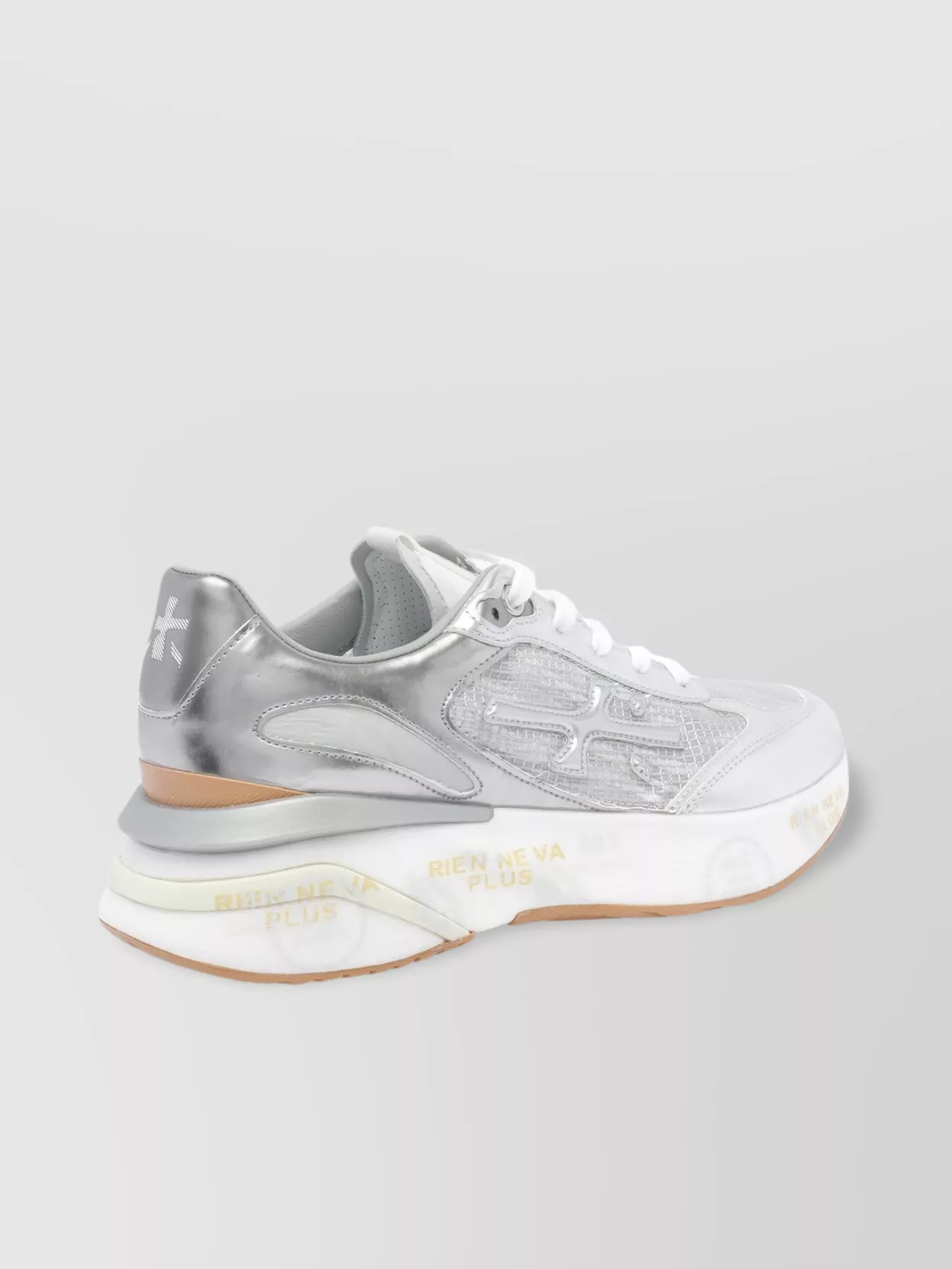 Premiata Low Top Sneakers Mesh Panels