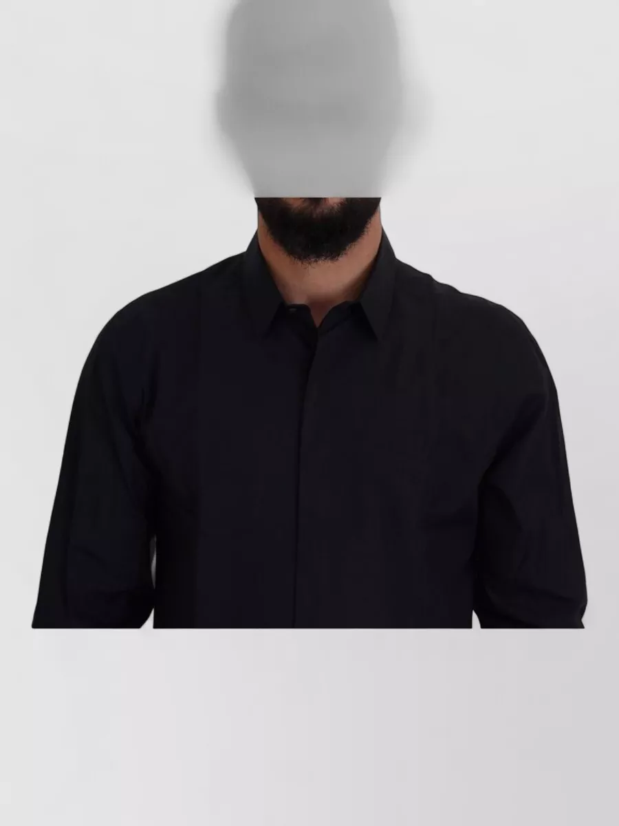 Dolce&Gabbana Cotton Slim-Fit Long-Sleeve Dress Shirt