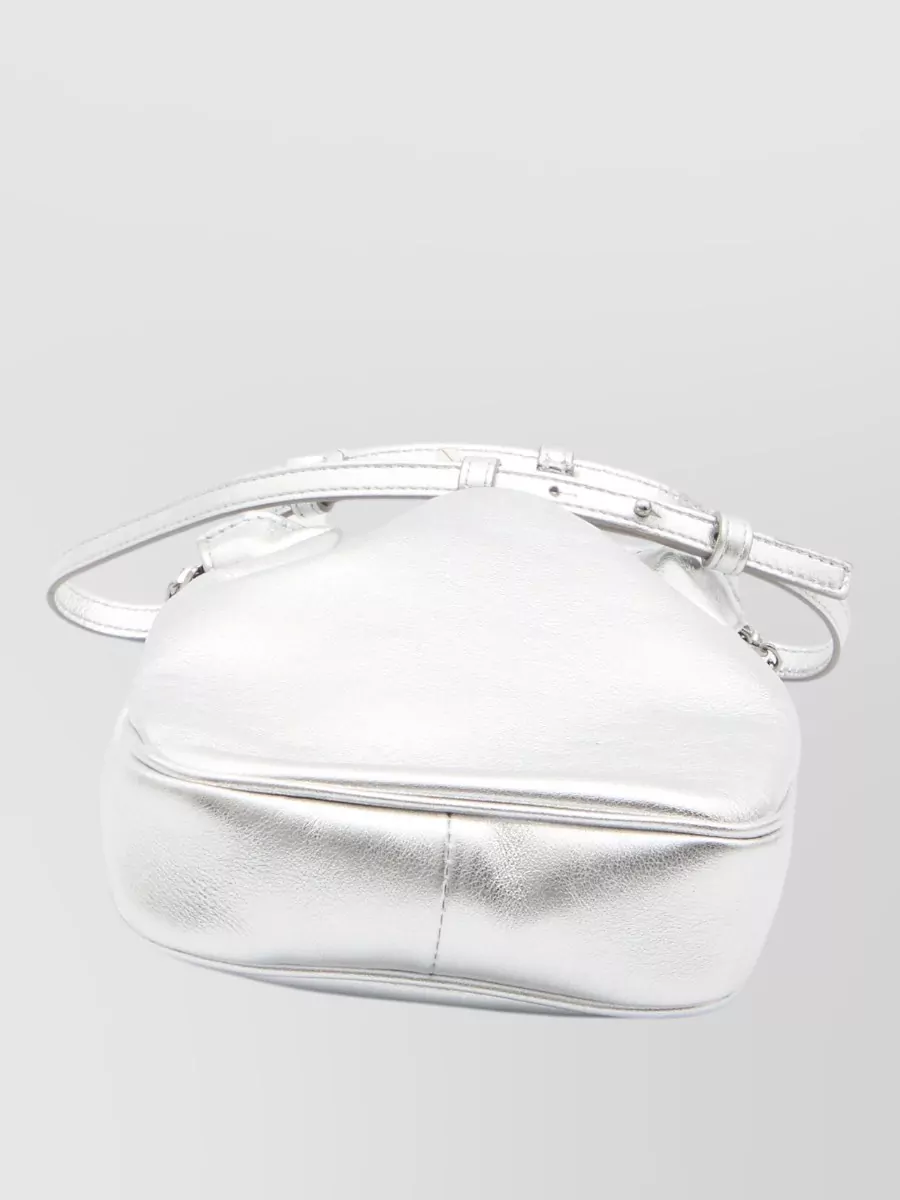 Roger Vivier Nano Pilgrim Crystal Buckle Crossbody Bag