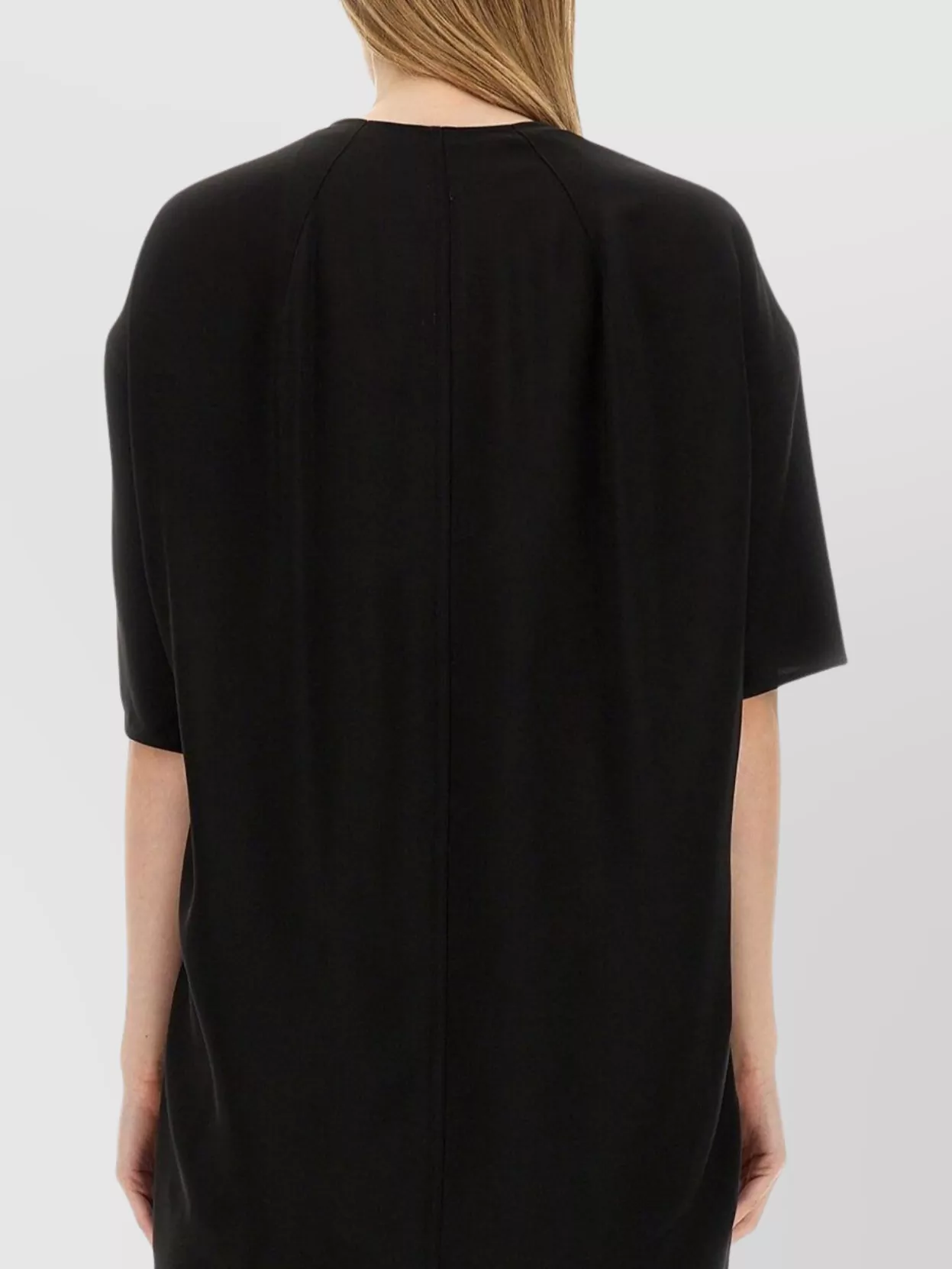 Rick Owens V-Neck Relaxed Fit Short Sleeve Top
