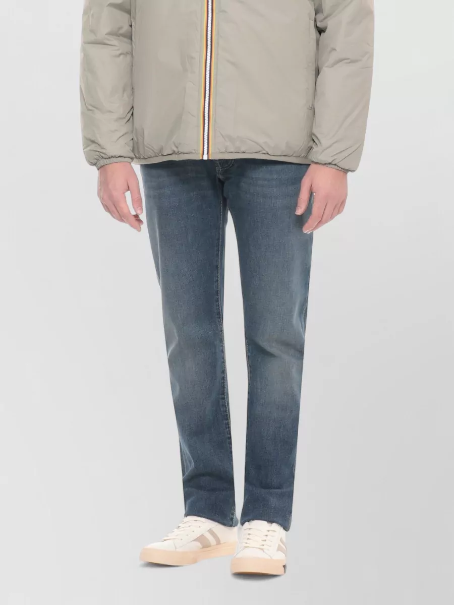 K-Way Hooded Short Jacket Drawstring Collar