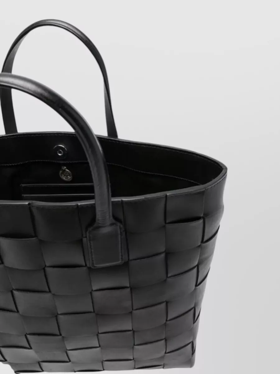 Dragon Diffusion Pino Rectangular Tote Bag Woven Top Handles