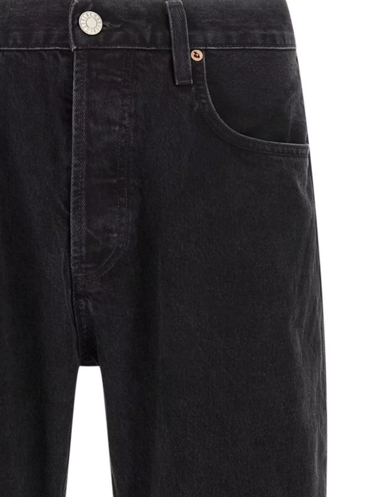 Agolde Five-Pocket Denim Trousers Featuring Belt Loops