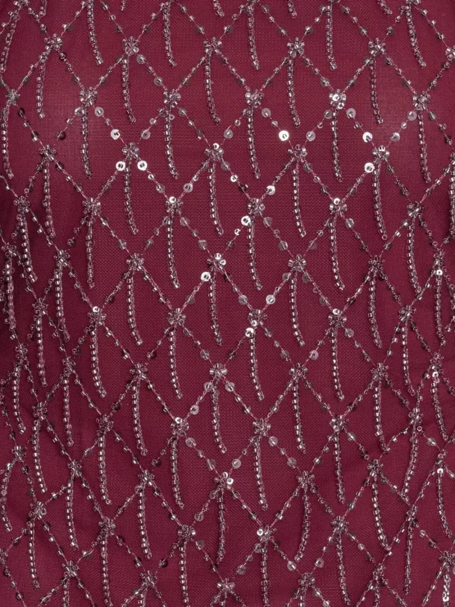 Rotate Sequined Flared Mini Dress
