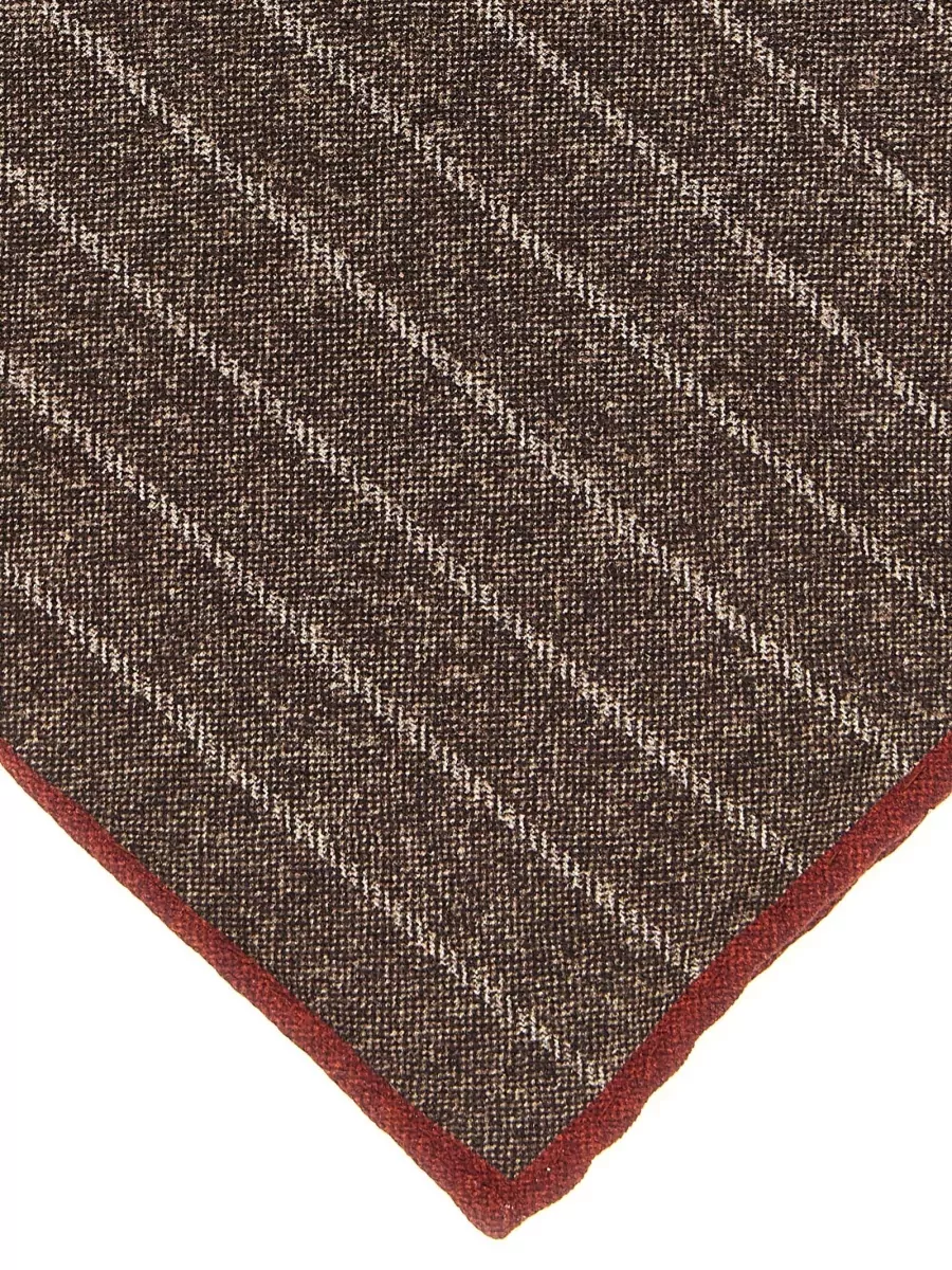 Brunello Cucinelli Silk Pinstripe Pocket Square