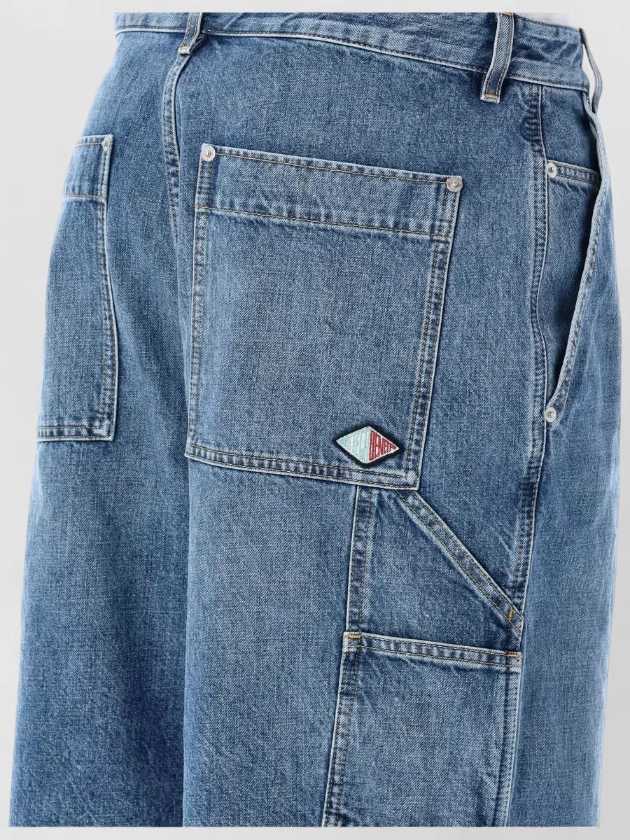 Bottega Veneta Denim Cargo Shorts