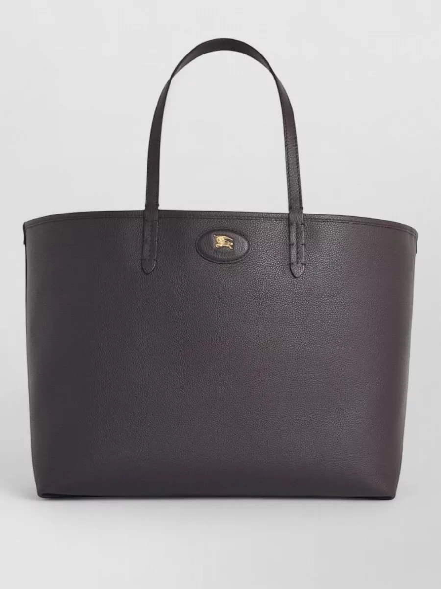 Burberry bloomsbury medium leather reversible tote bag