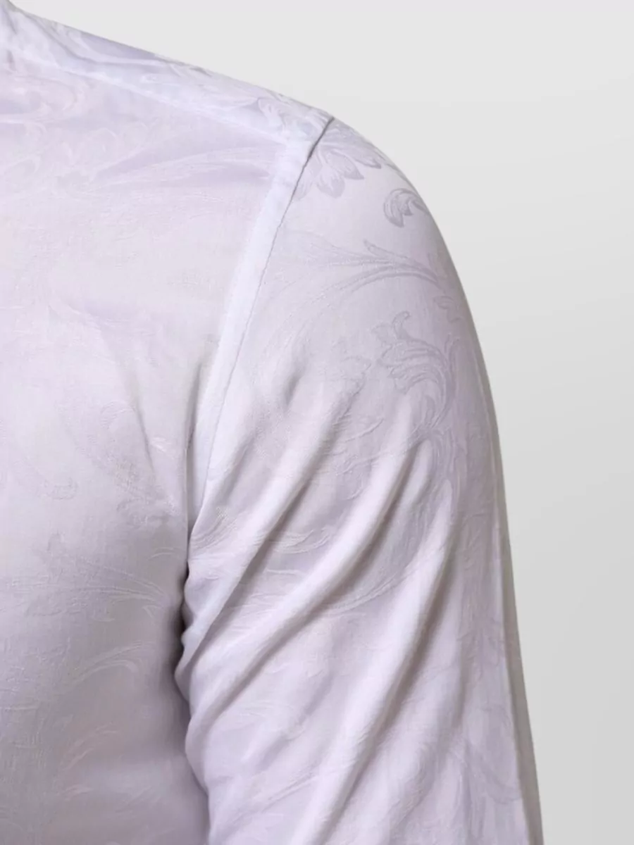 Dolce&Gabbana Paisley Jacquard Long-Sleeve Shirt
