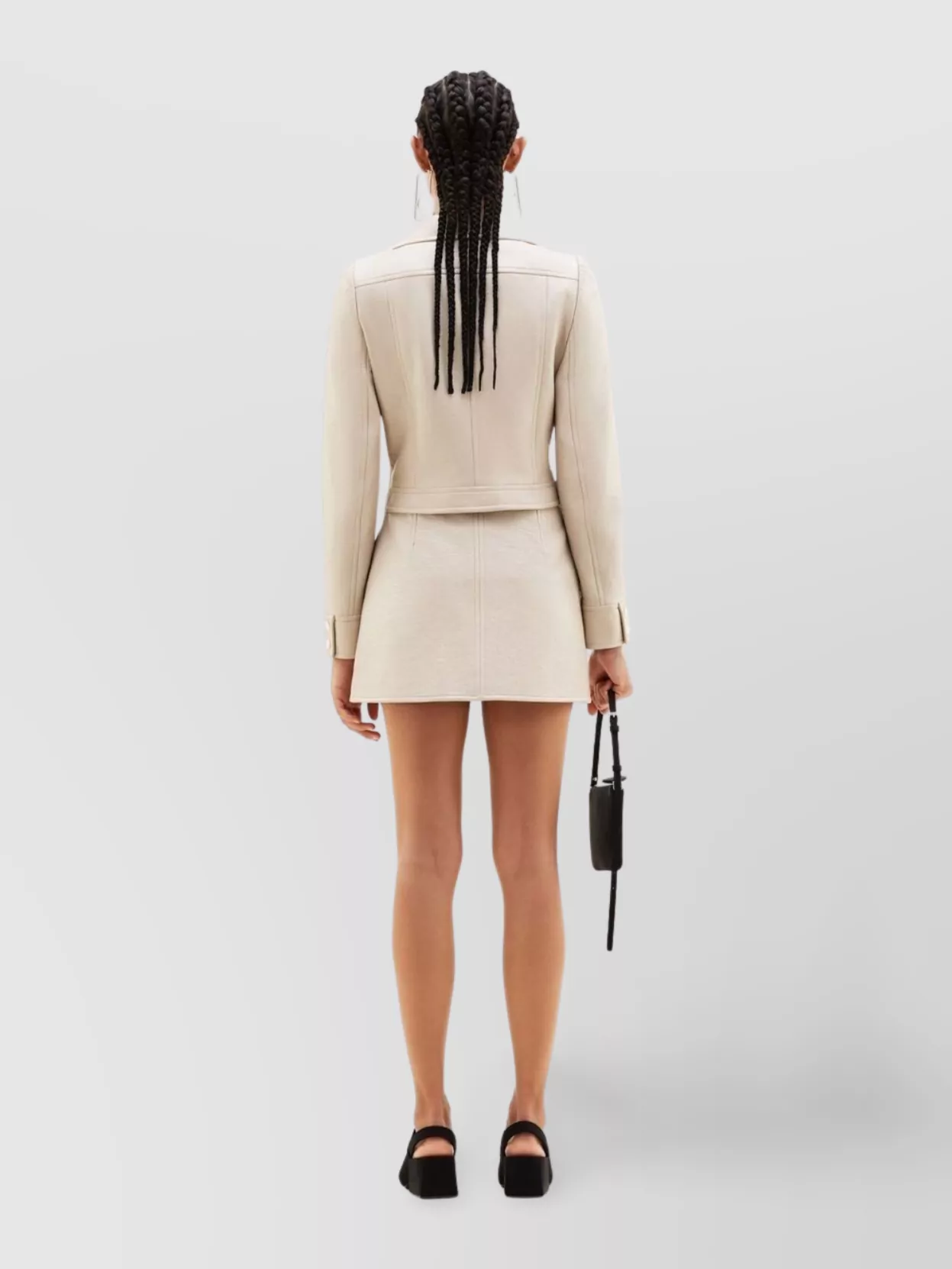 Courrèges Short Cotton Stretch Jacket