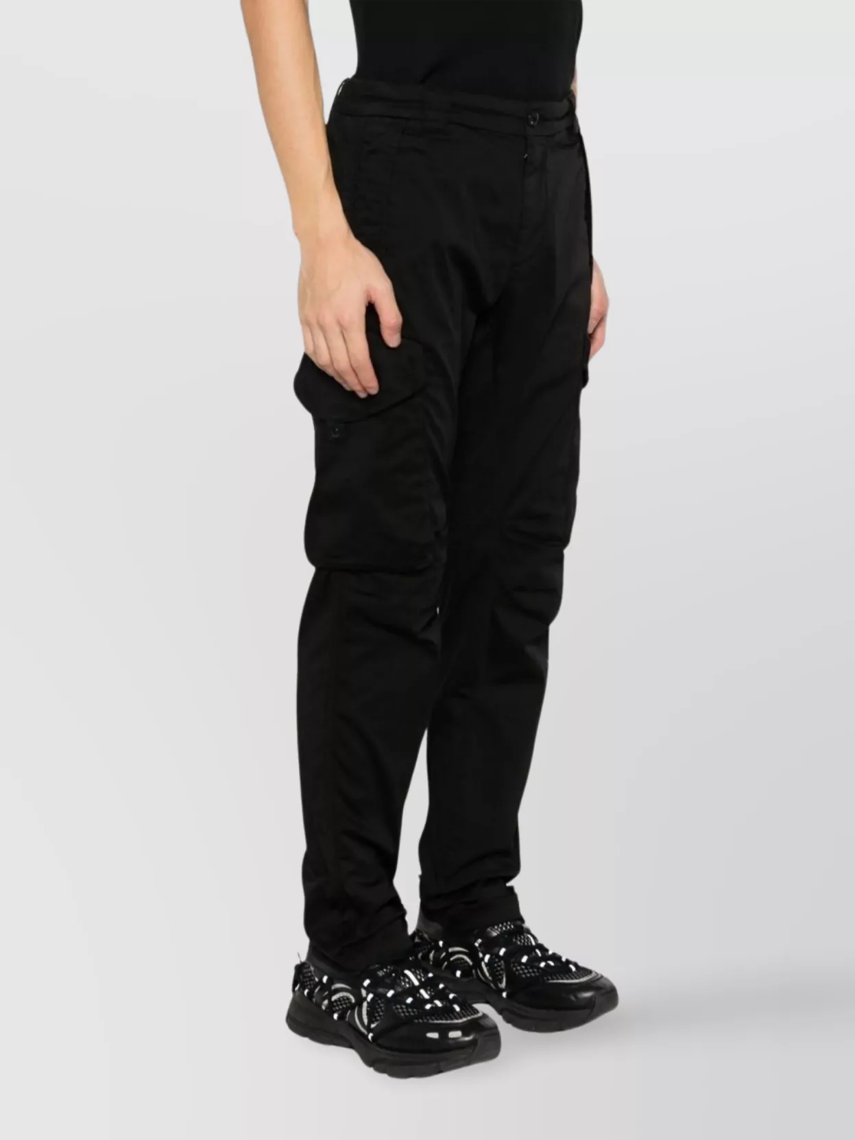 C.p. Company Cargo Trousers In Cotton Stretch