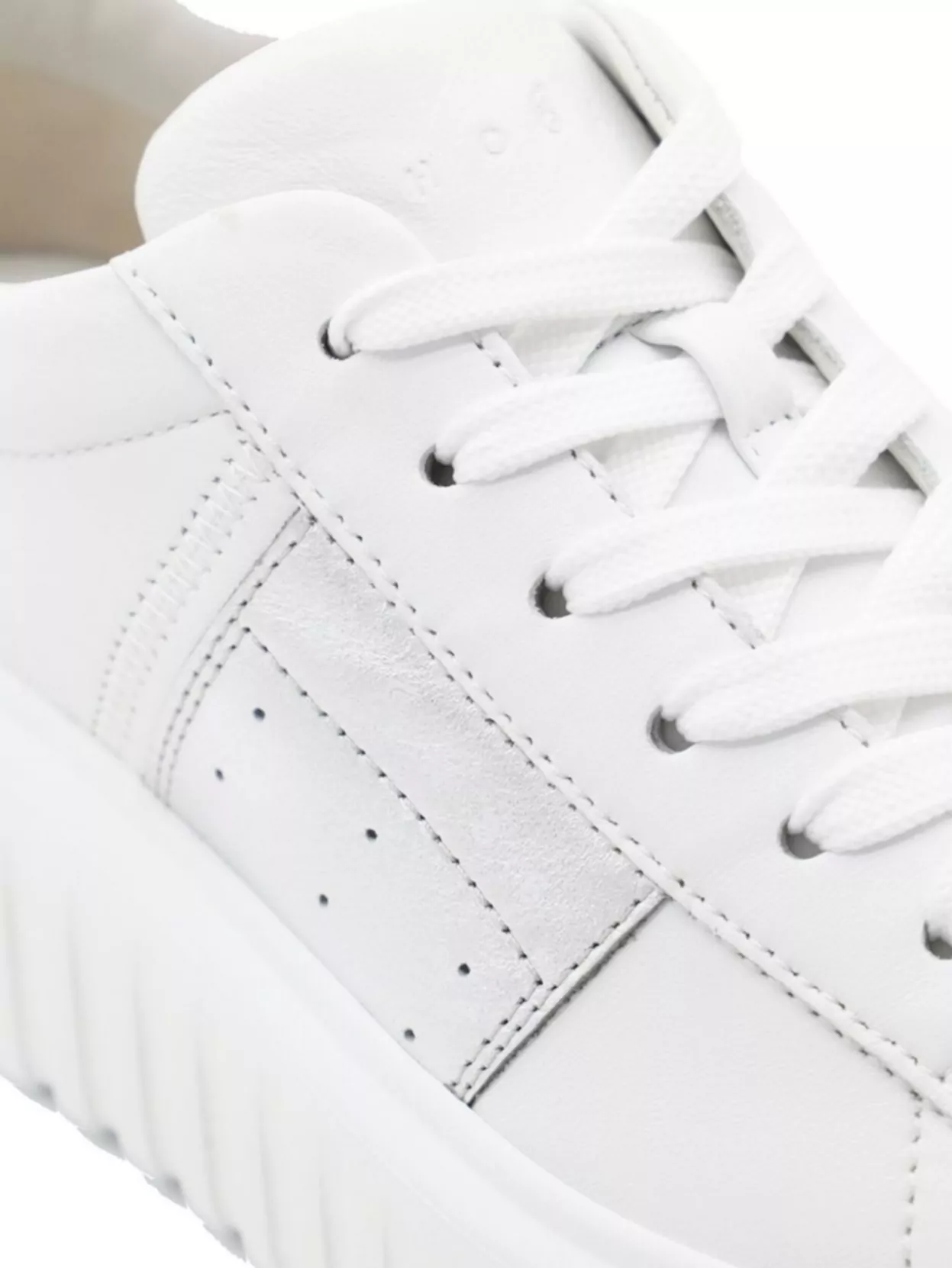 Hogan H-stripes Leather Platform Sneakers