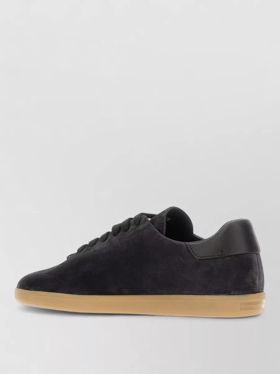 Zegna Suede Leather Sneakers