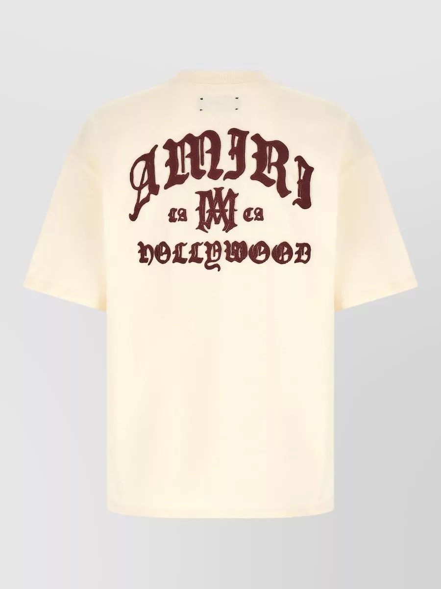 Amiri Ribbed Crew-Neck Short-Sleeve T-Shirt