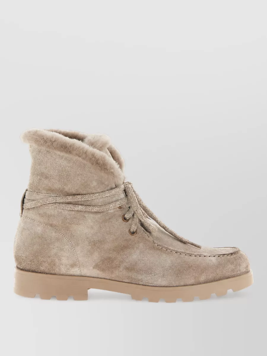 Santoni Suede Ankle Boots