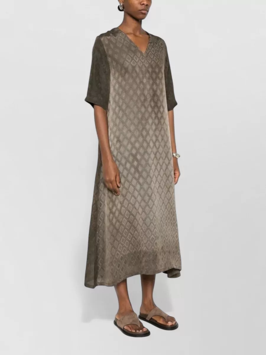 Uma Wang Cupro Knee-Length Dress
