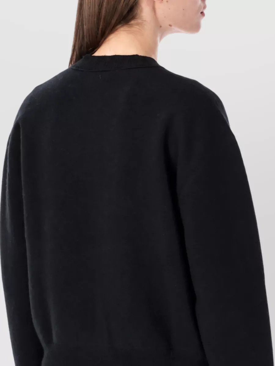 Studio Nicholson Cashmere Wool Knit Sweatshirt