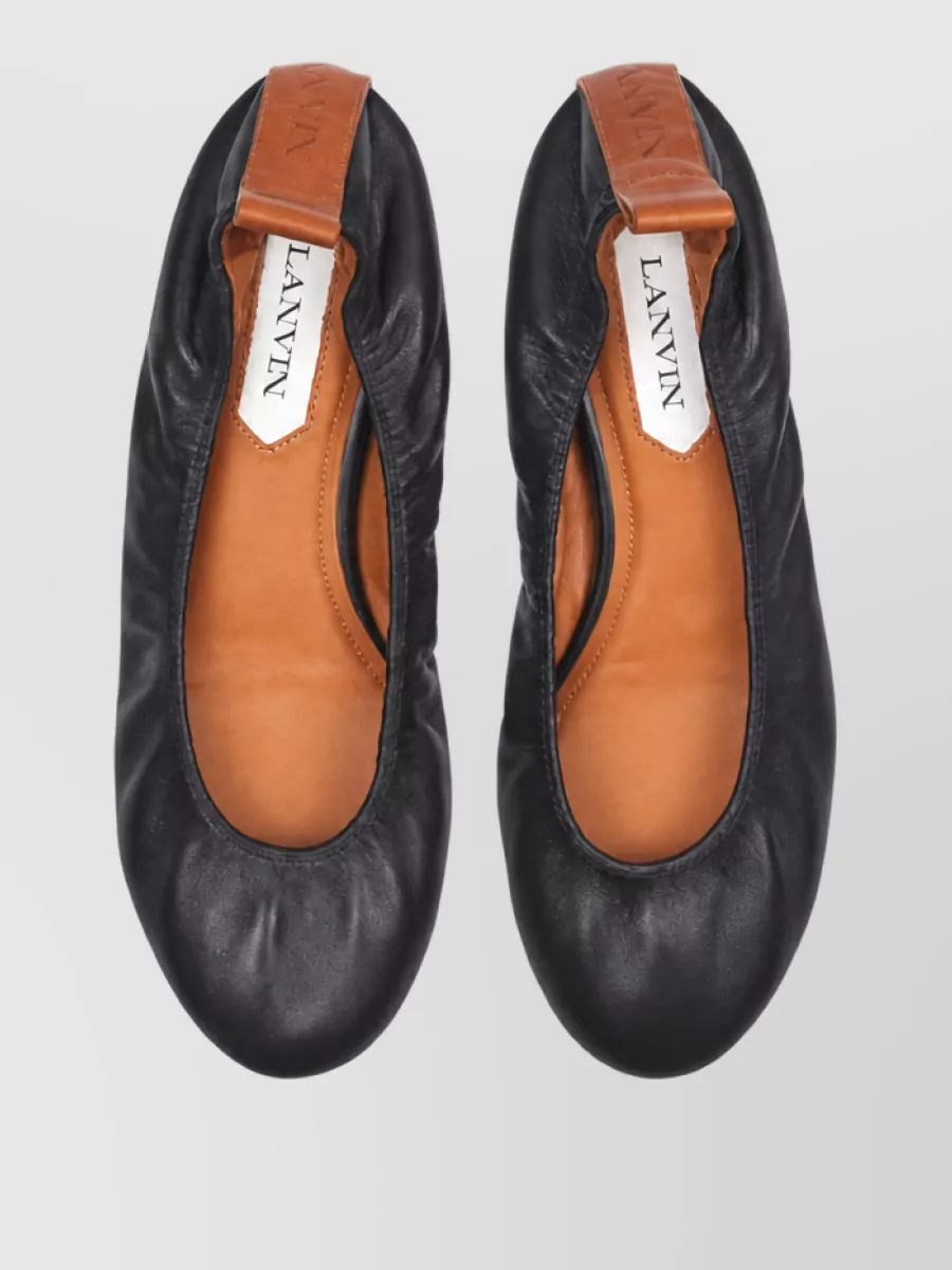 Lanvin Leather Ballerina Shoes