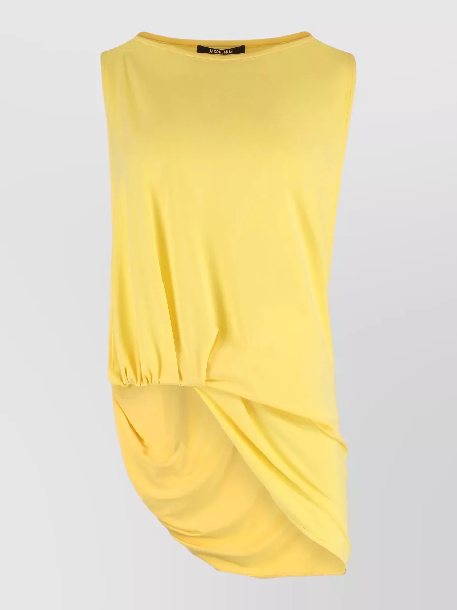 Jacquemus cutout square neck top