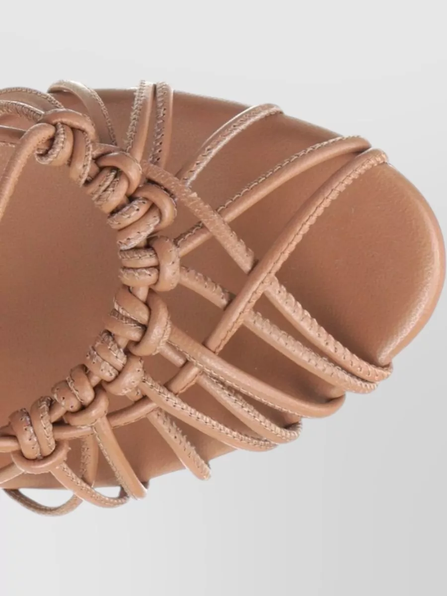 Forte Forte Leather Knotted Sandals