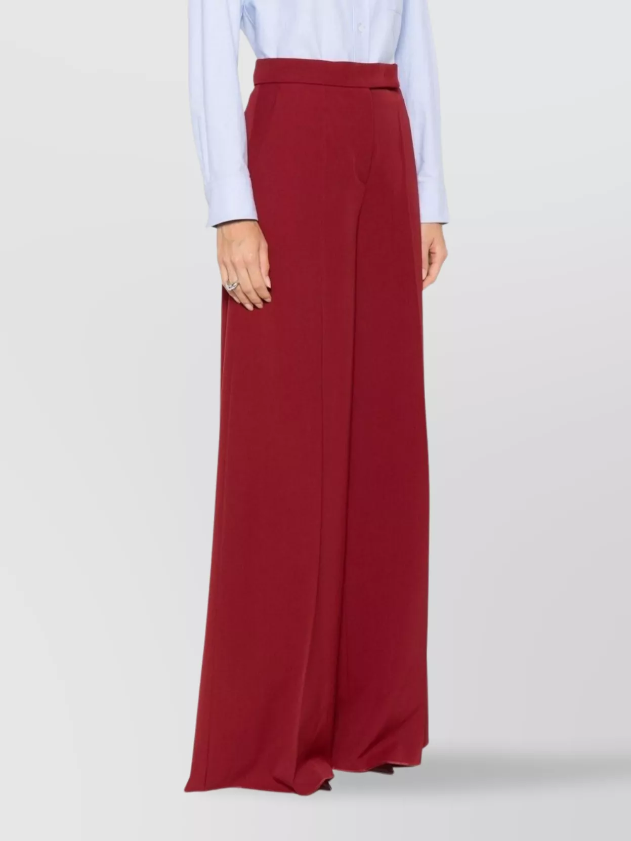 Max Mara High Waist Tailored Wide Leg Trousers
