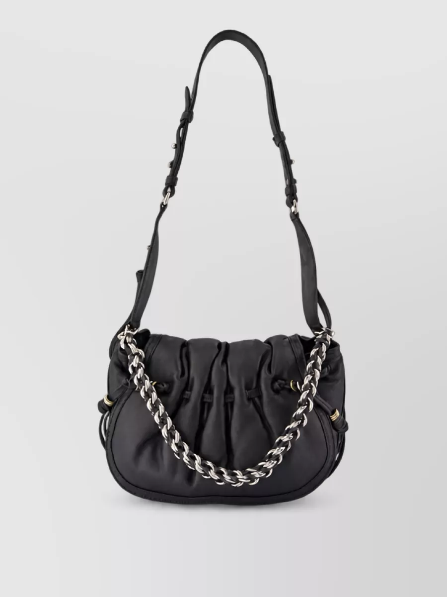 Isabel Marant bolton lambskin leather clutch bag