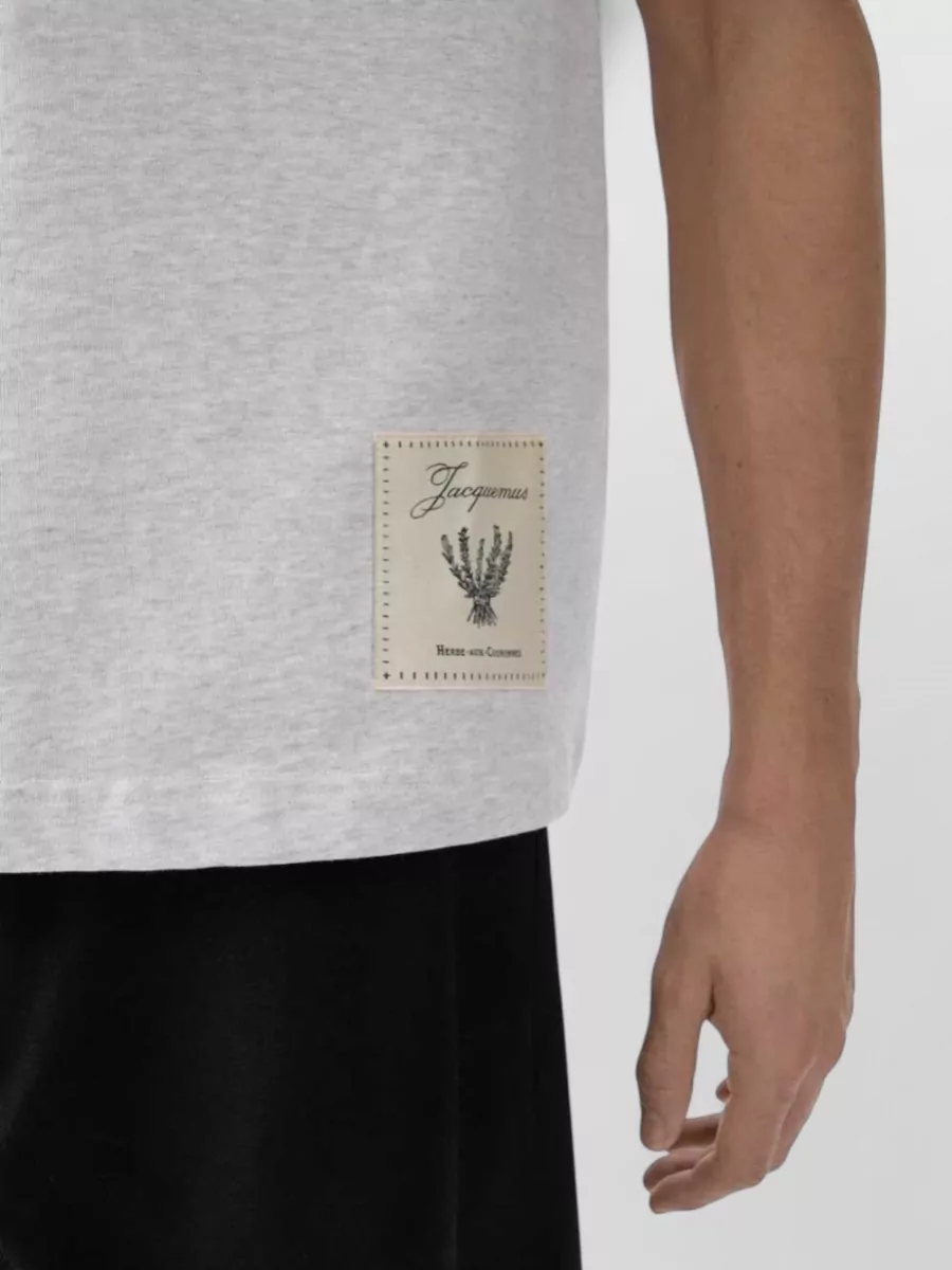 Jacquemus Logo Appliqué Cotton Short-Sleeve T-Shirt