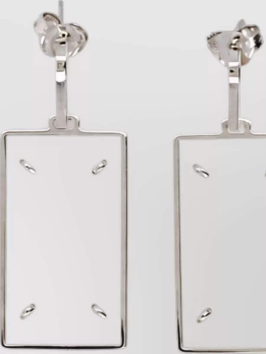 Maison Margiela brass earrings
