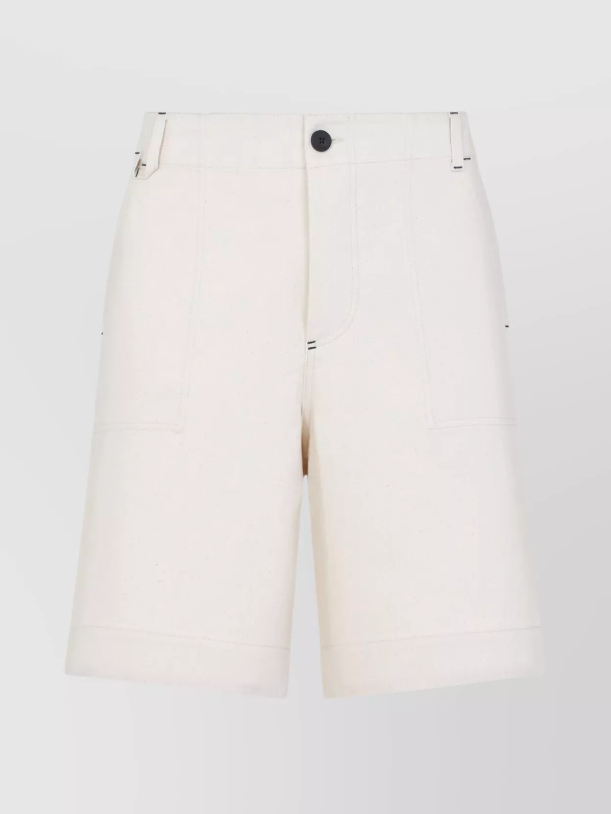 Jacquemus The Denim Shorts With Pockets And Belt Loops