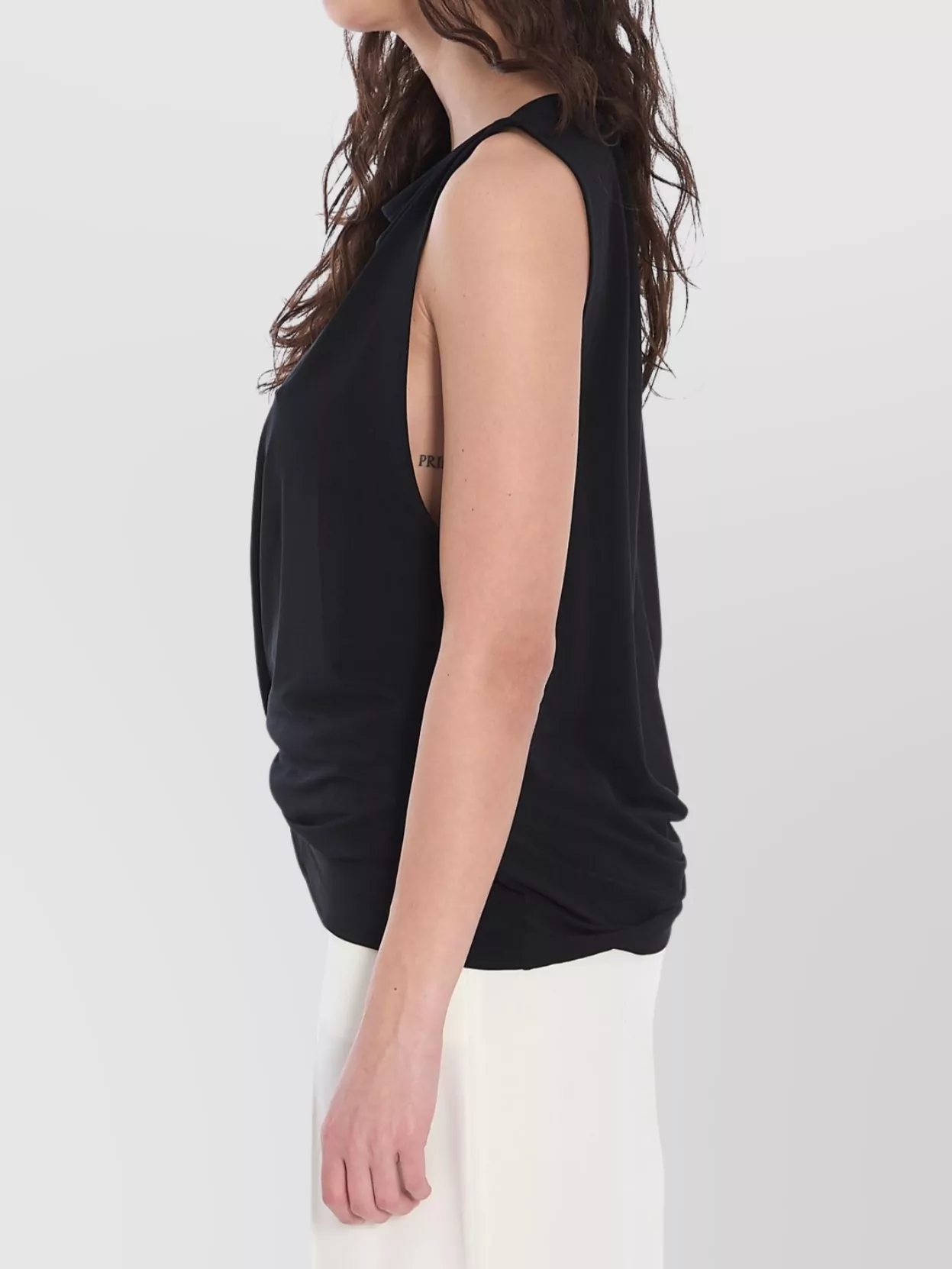 Jacquemus Draped Square Neckline Top