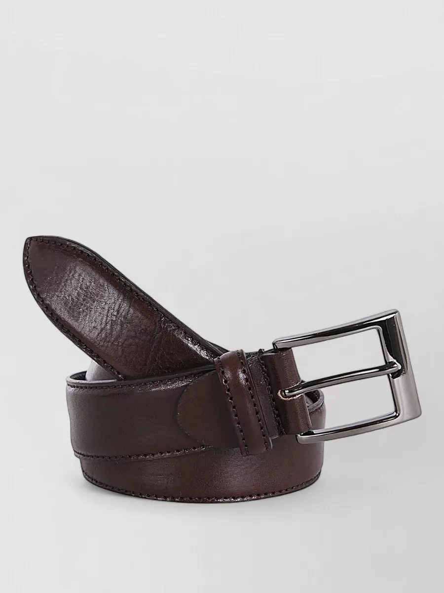 Sait leather belt
