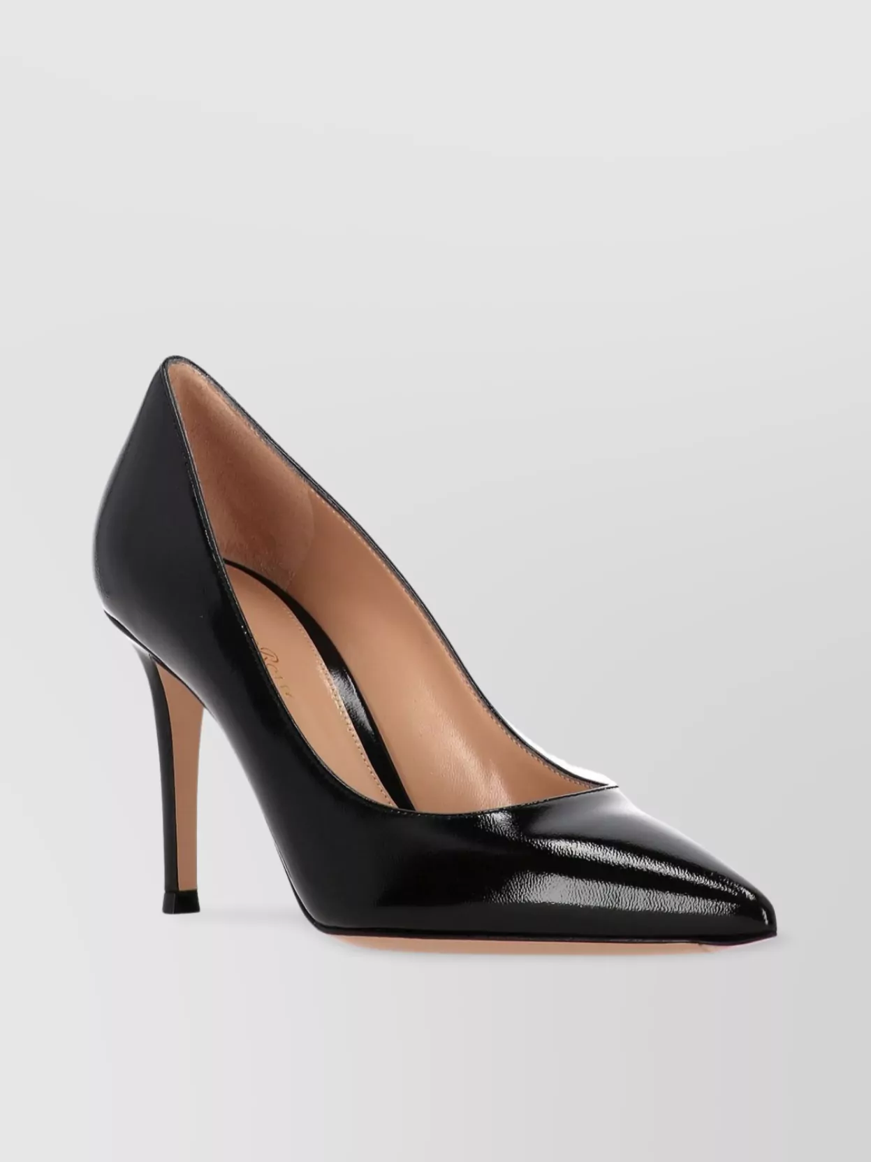 Shop Gianvito Rossi 85 Patent Leather Stiletto Pumps