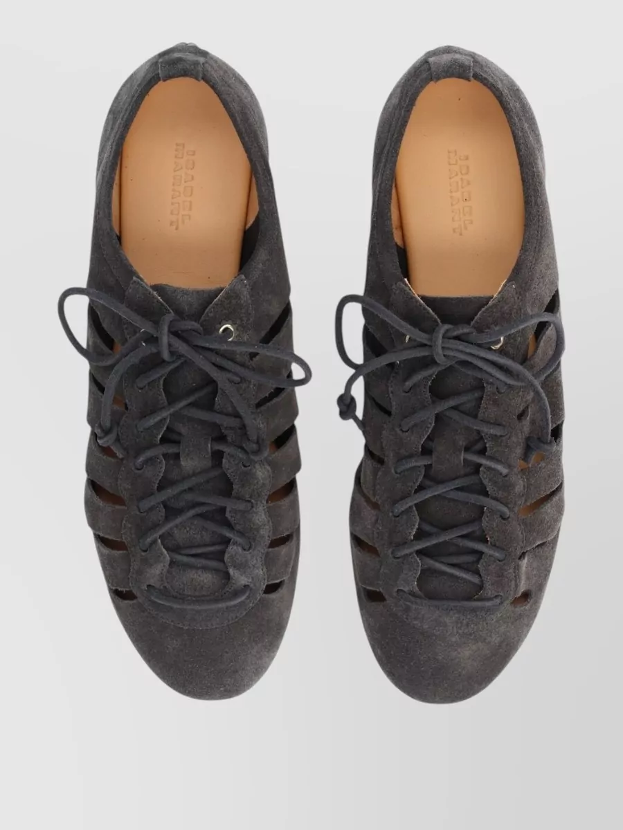 Isabel Marant Leather Lace-Up Shoes