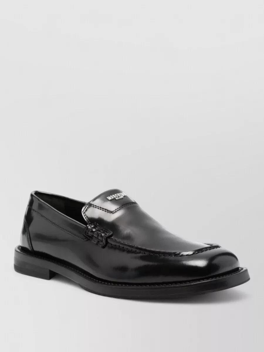 Moschino Leather Loafers