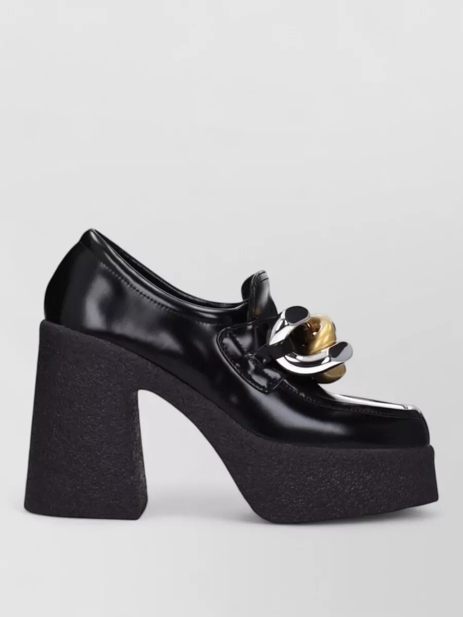 Stella Mccartney Leather Platform Loafers