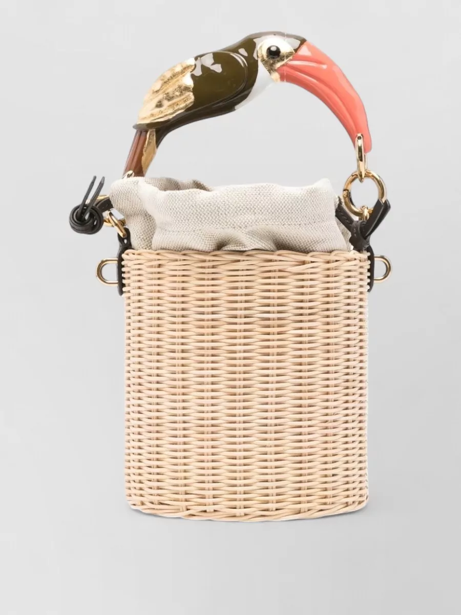 Chloé raffia bucket bag